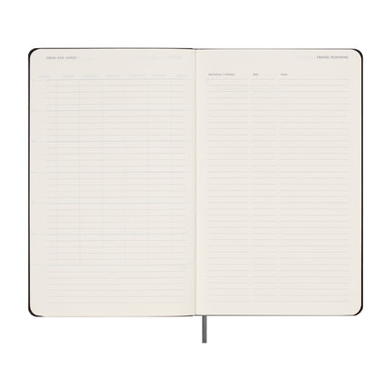 Moleskine Planner Weekly + Notes - Large - Undated Black