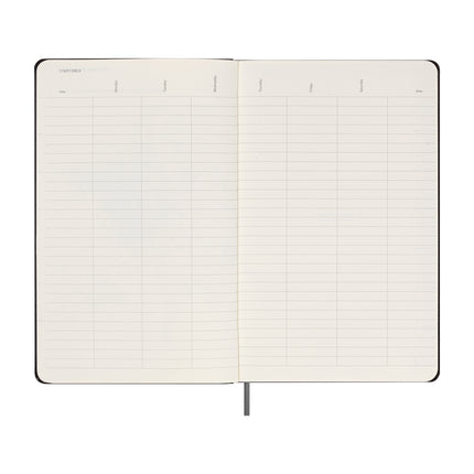 Moleskine Planner Weekly + Notes - Large - Undated Black
