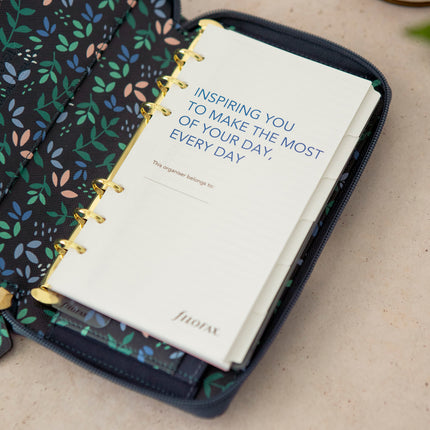 Filofax Organiser - Personal - Compact Zip - Garden
