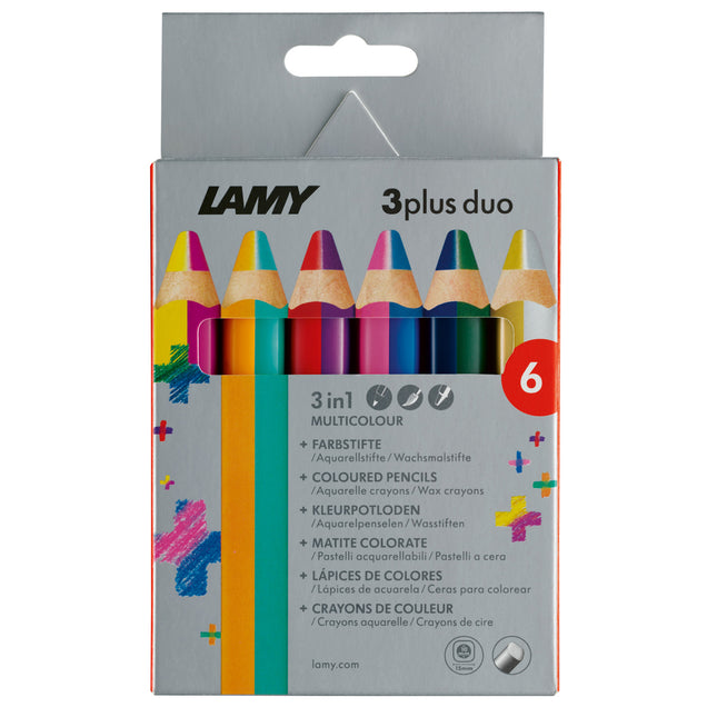 Lamy Coloured Pencils 3Plus Duo - Pack of 6