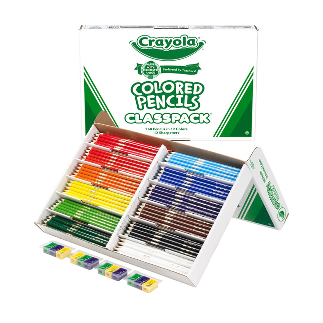 Crayola Colored Pencils - 240 piece Classpack