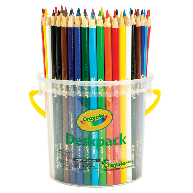 Crayola Deskpack - 48 Coloured Pencils (12 colours)