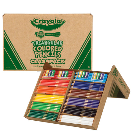Crayola Triangular Colored Pencils - 240 piece Classpack
