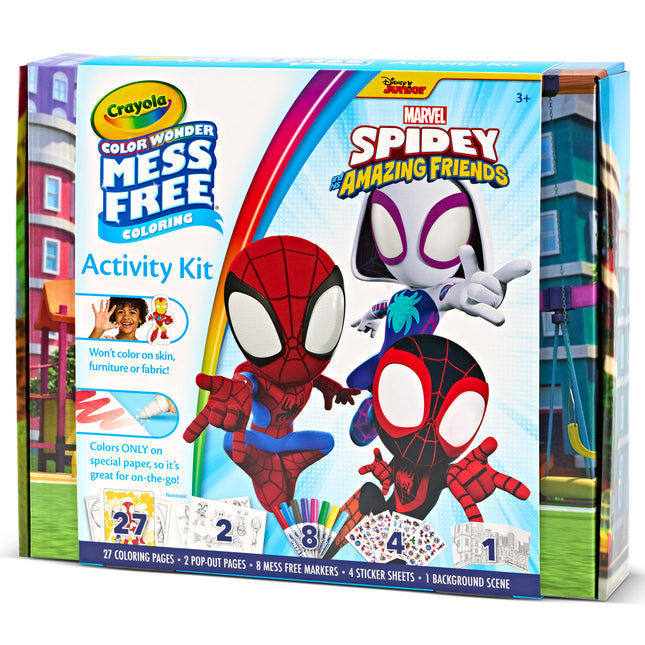 Crayola Color Wonder Activity Kit Spidey & Friends
