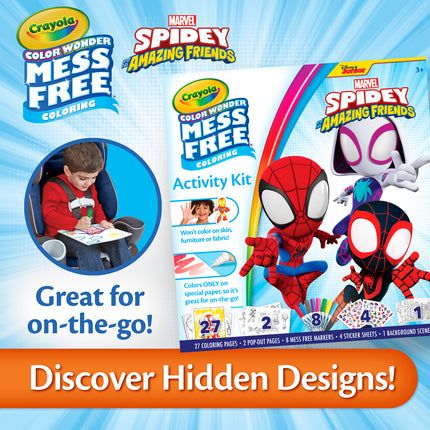 Crayola Colour Wonder Activity Kit Spidey & Friends