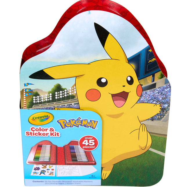 Crayola Color & Sticker Kit - Pokemon