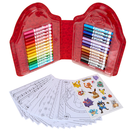 Crayola Colour & Sticker Kit - Pokemon
