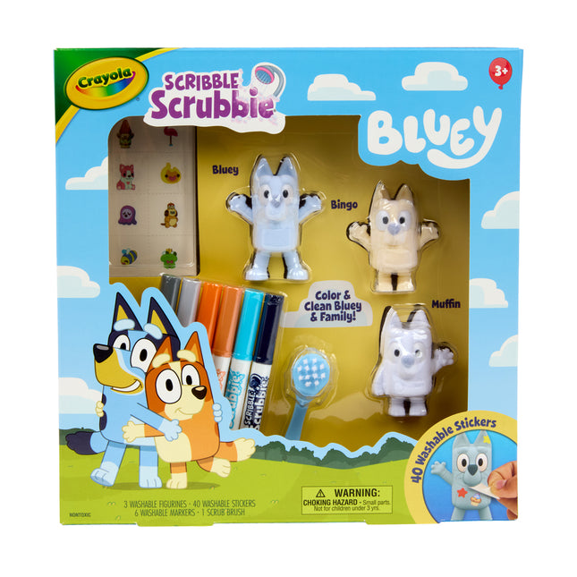 Crayola Scribble Scrubbie - Bluey Deluxe Combo Pack