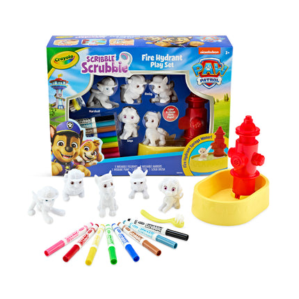 Crayola Scribble Scrubbie - Paw Patrol Fire Hydrant Play Set