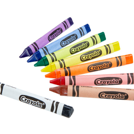 Crayola Young Kids Washable Tripod Grip Crayons - Pack of 8