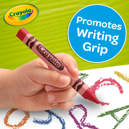 Crayola Young Kids Washable Tripod Grip Crayons - Pack of 8