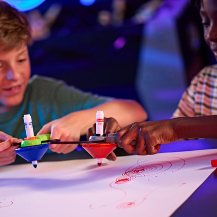 Crayola Colourwhirls Spin Art Toy Neon