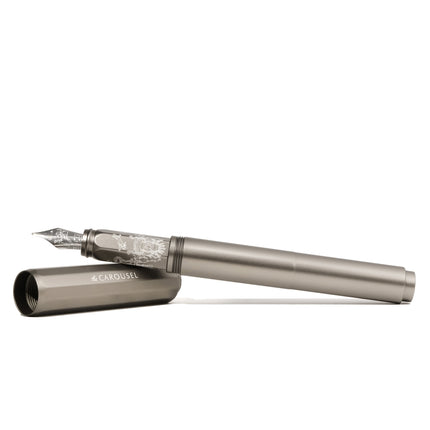 Ferris Wheel Press Aluminium Carousel Fountain Pen - Highland Smoke