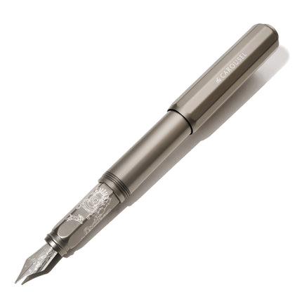 Ferris Wheel Press Aluminium Carousel Fountain Pen - Highland Smoke