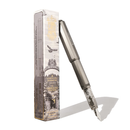 Ferris Wheel Press Aluminium Carousel Fountain Pen - Highland Smoke