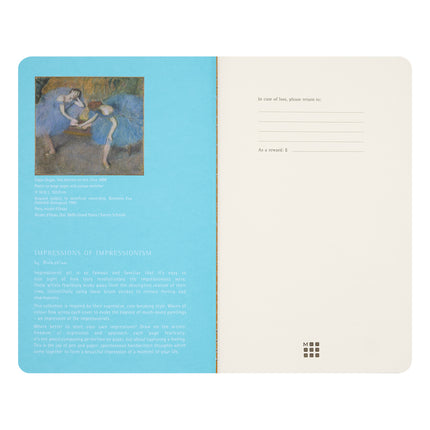 Moleskine Impressionism Cahier - Large - Plain Set 2