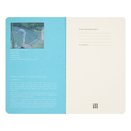 Moleskine Impressionism Cahier - Large - Plain Set 2