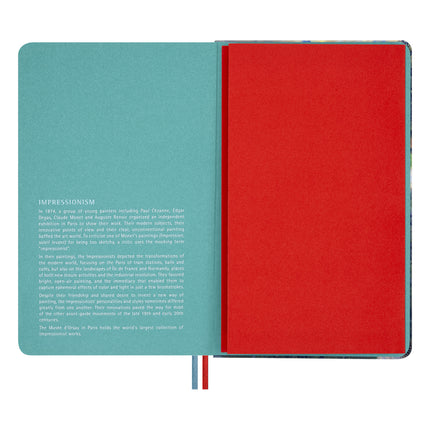 Moleskine Impressionism - Large Plain + 6 Colour Pencils w/Gift Box