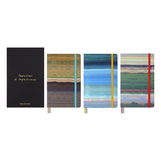 Moleskine Limited Edition Impressionism - 3 Piece Notebook Set