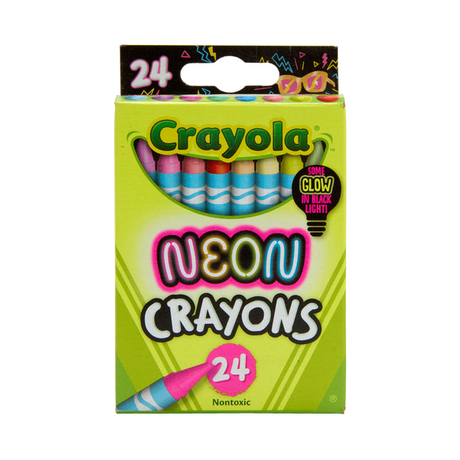 Crayola Neon Crayons - Pack of 24