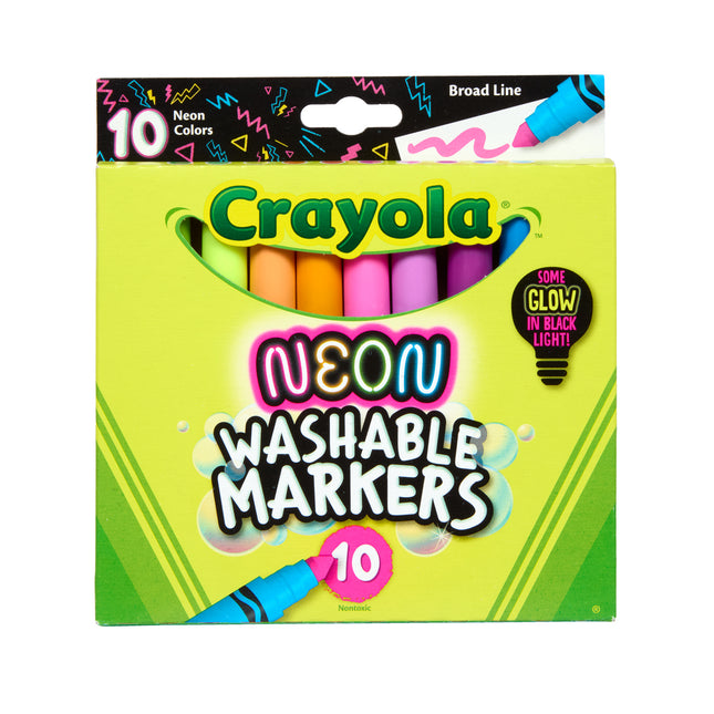 Crayola Neon Markers Broadline - Pack of 10