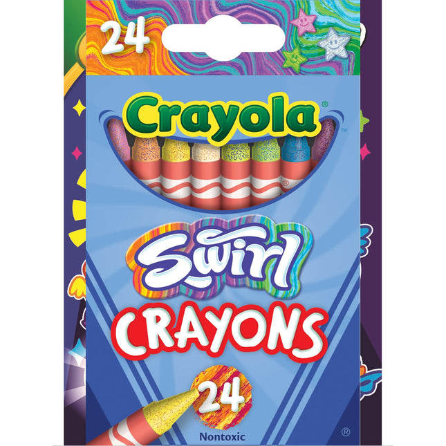 Crayola Swirl Crayons - Pack of 24