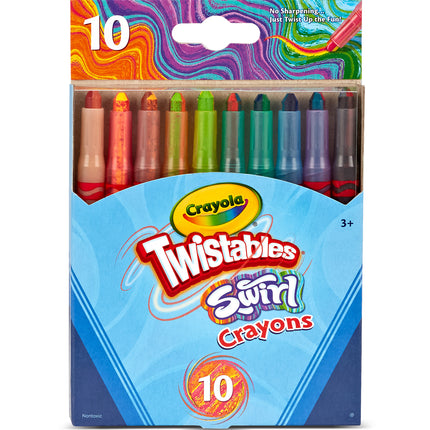 Crayola Swirl Mini Twistables Crayons - Pack of 10