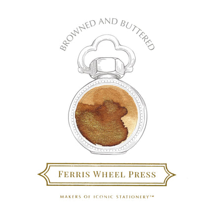 Ferris Wheel Press Fountain Pen Ink - Browned and Buttered