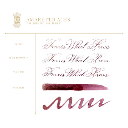 Ferris Wheel Press Calligraphy Ink - Amaretto Aces 28ml