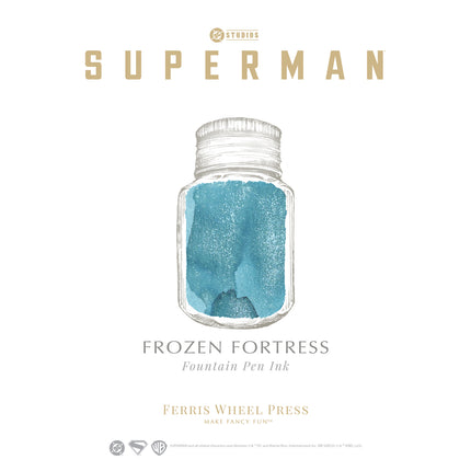 Ferris Wheel Press Fountain Pen Ink - Superman - Frozen Fortress 10ml