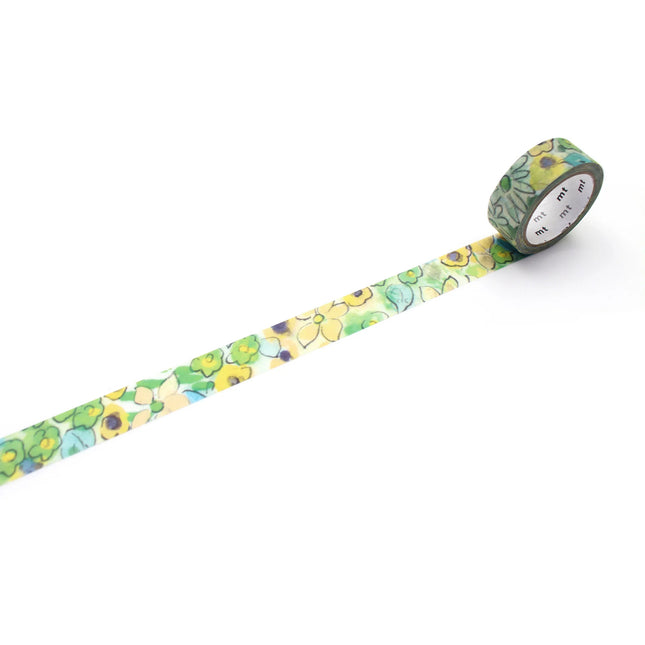 MT Washi Tape 15mm x 5m - Isabelle Boinot Flower Patterns