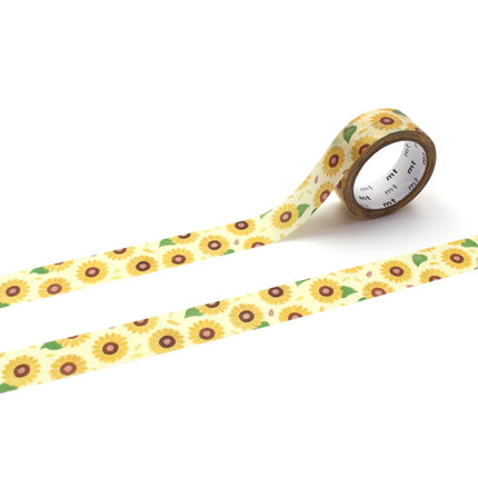 MT Washi Tape 15mm x 5m - Maruichikyu Sunflower