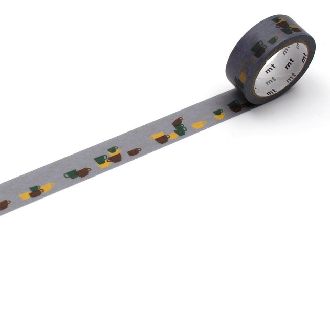 MT Washi Tape 15mm x 5m - Stacking Teacups