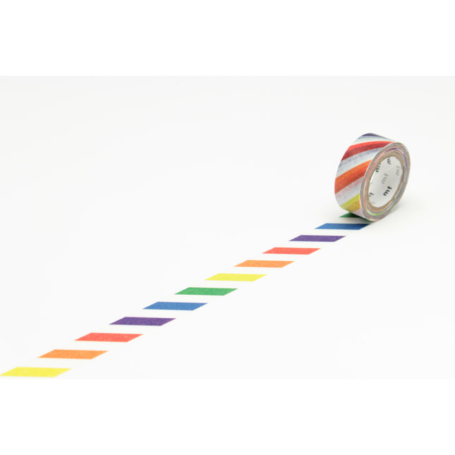 MT Washi Tape 15mm x 7m - Kids Colourful Stripe