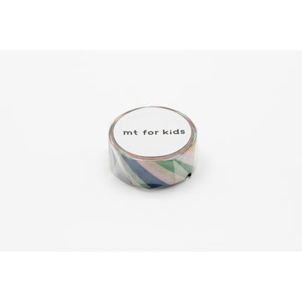MT Washi Tape 15mm x 7m - Kids Colourful Stripe