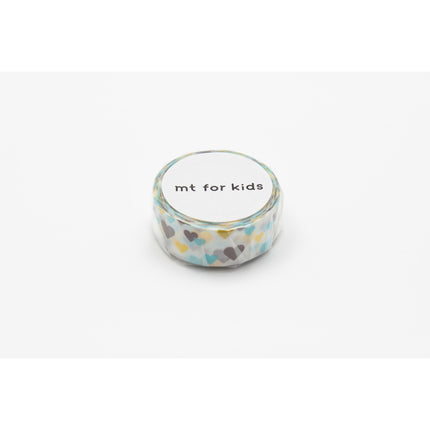 MT Washi Tape 15mm x 7m - Kids Motif Heart