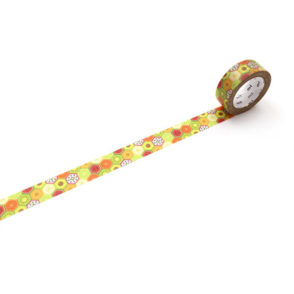 MT Washi Tape 15mm x 7m - EX Hexagon Fruits