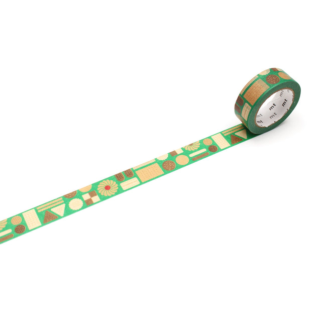 MT Washi Tape 15mm x 7m - EX Geometry Cookie