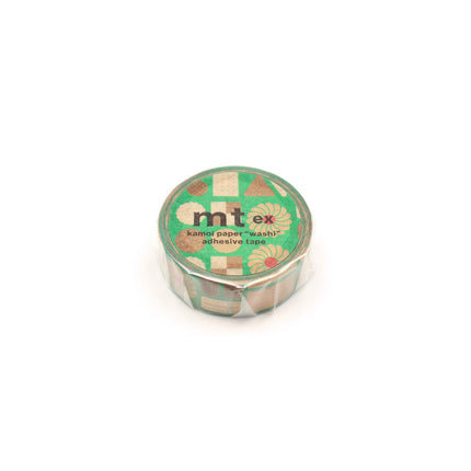 MT Washi Tape 15mm x 7m - EX Geometry Cookie