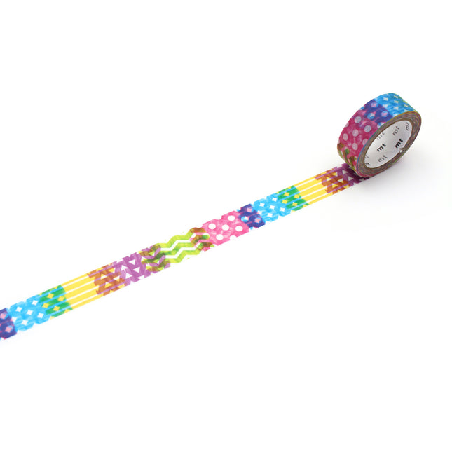 MT Washi Tape 15mm x 7m - Sheer Marker Pattern