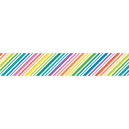 MT Washi Tape 15mm x 7m - Rainbow Stripe