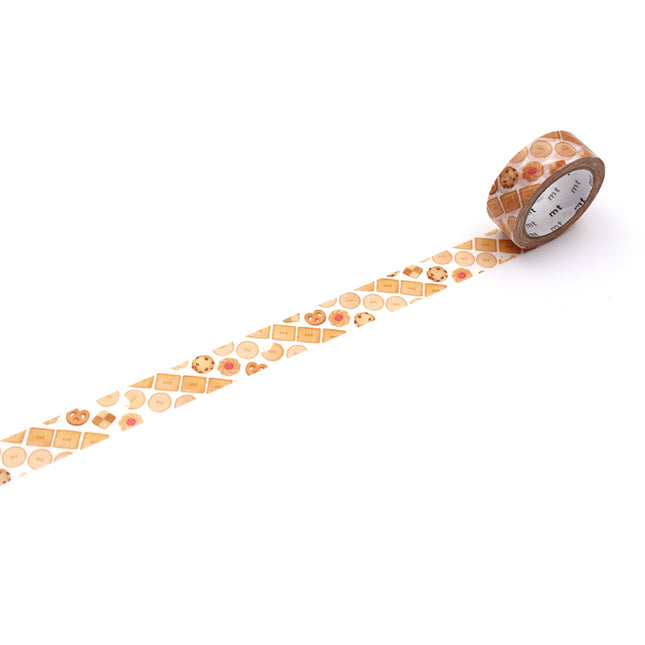 MT Washi Tape 15mm x 7m - Maruichikyu Cookie Stripe