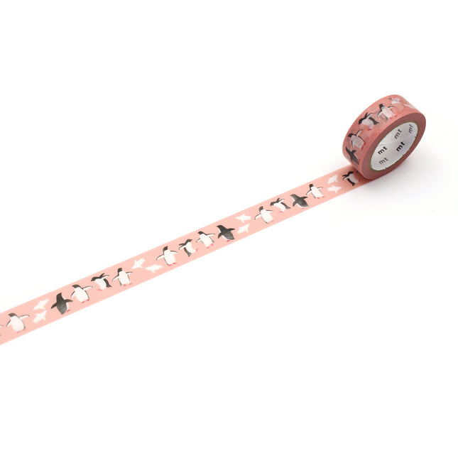 MT Washi Tape 15mm x 7m - Maruichikyu Adelle Penguin