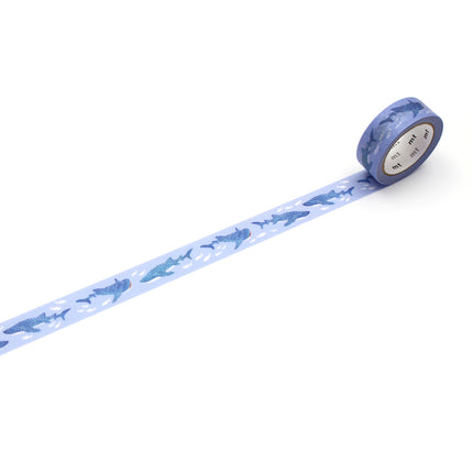MT Washi Tape 15mm x 7m - Maruichikyu Whale Shark
