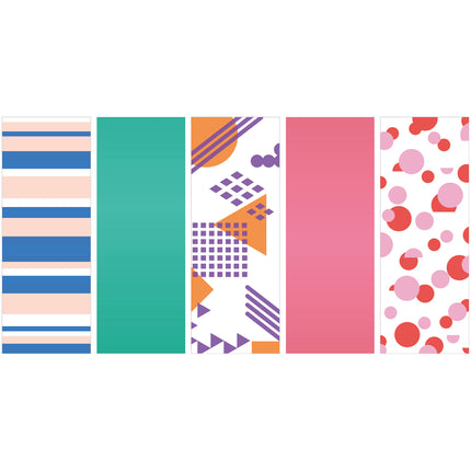 MT Washi Tape Gift Box 5 Rolls - Bright