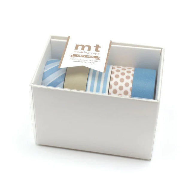 MT Washi Tape Gift Box 5 Rolls - Grayish