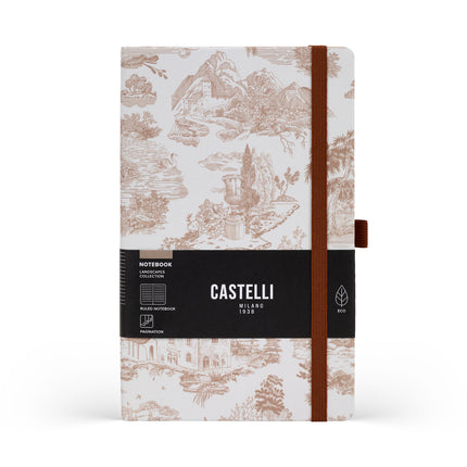 Castelli Landscapes Notebook Mid - Ruled