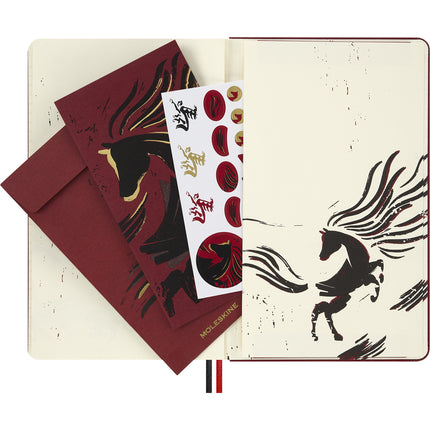 Moleskine Year of the Horse Notebook - Large Ruled Design B
