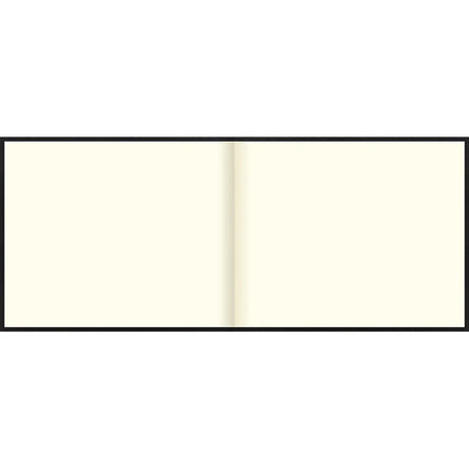 Letts Guest Book Legacy Plain - Black