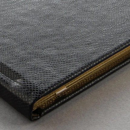 Letts Guest Book Legacy Plain - Black
